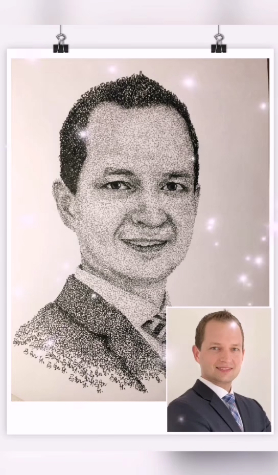 名字肖像画#名字肖像画作品,有喜欢的吗@全民小助手