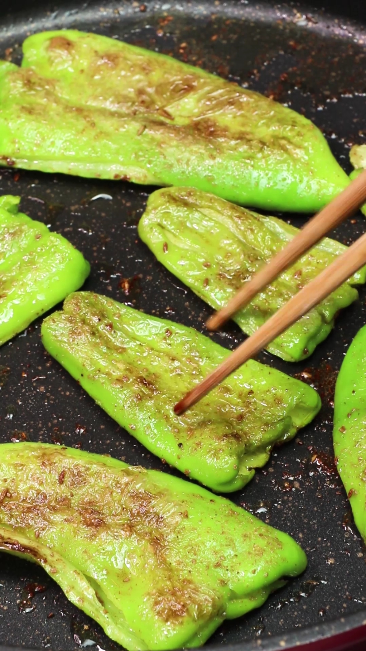 香煎青椒,好吃的停不下来