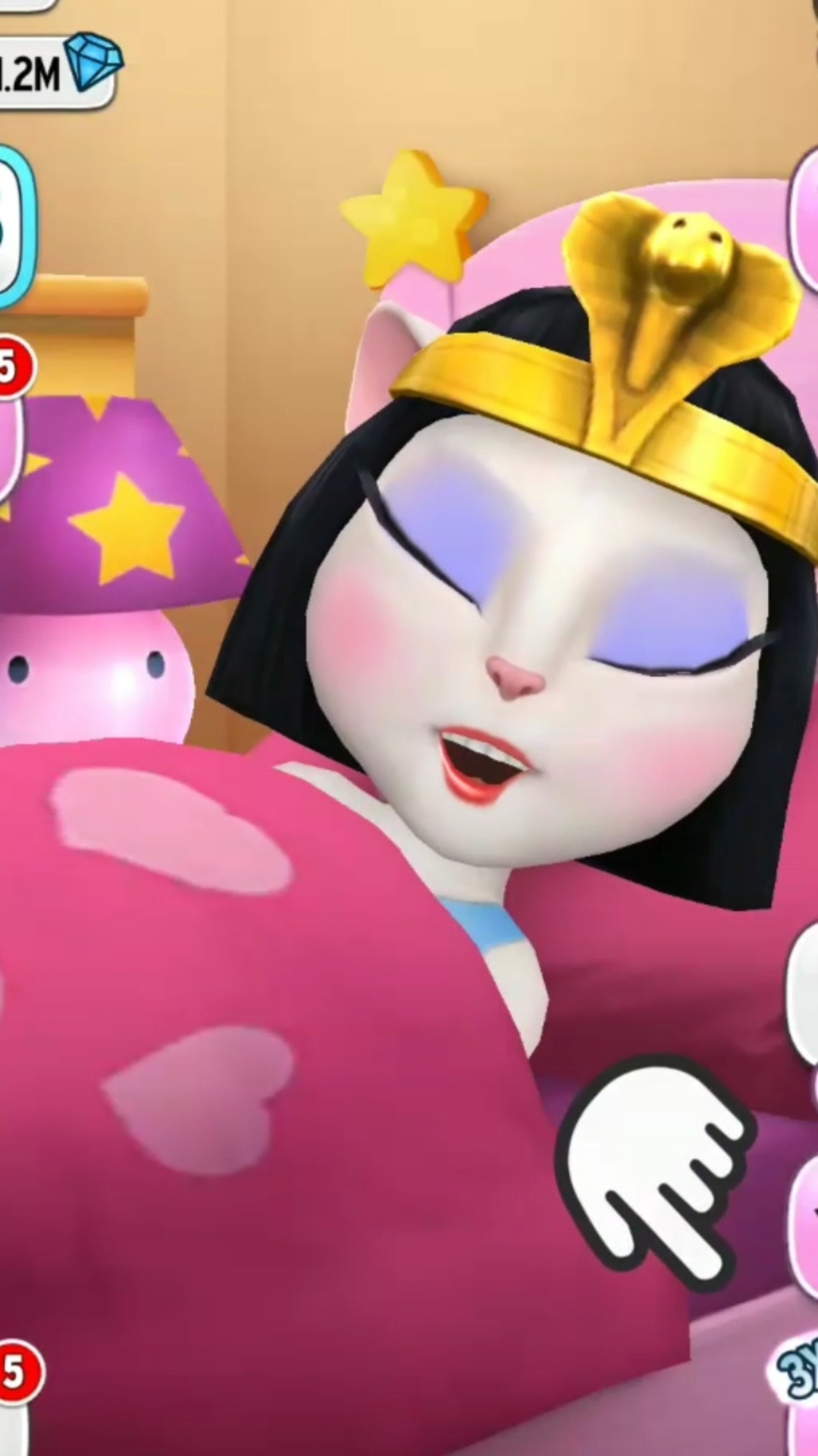 安吉拉玩一天啦!累啦!睡觉啦!