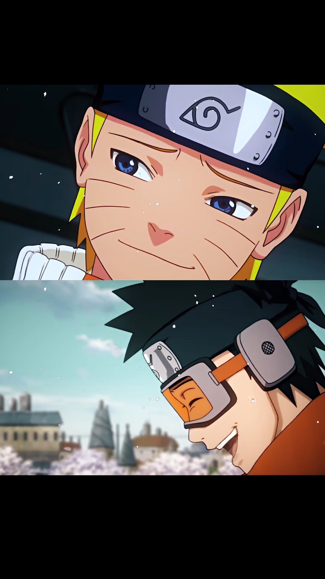 宇智波带土#笑是笑了,开不开心的谁知道呢.