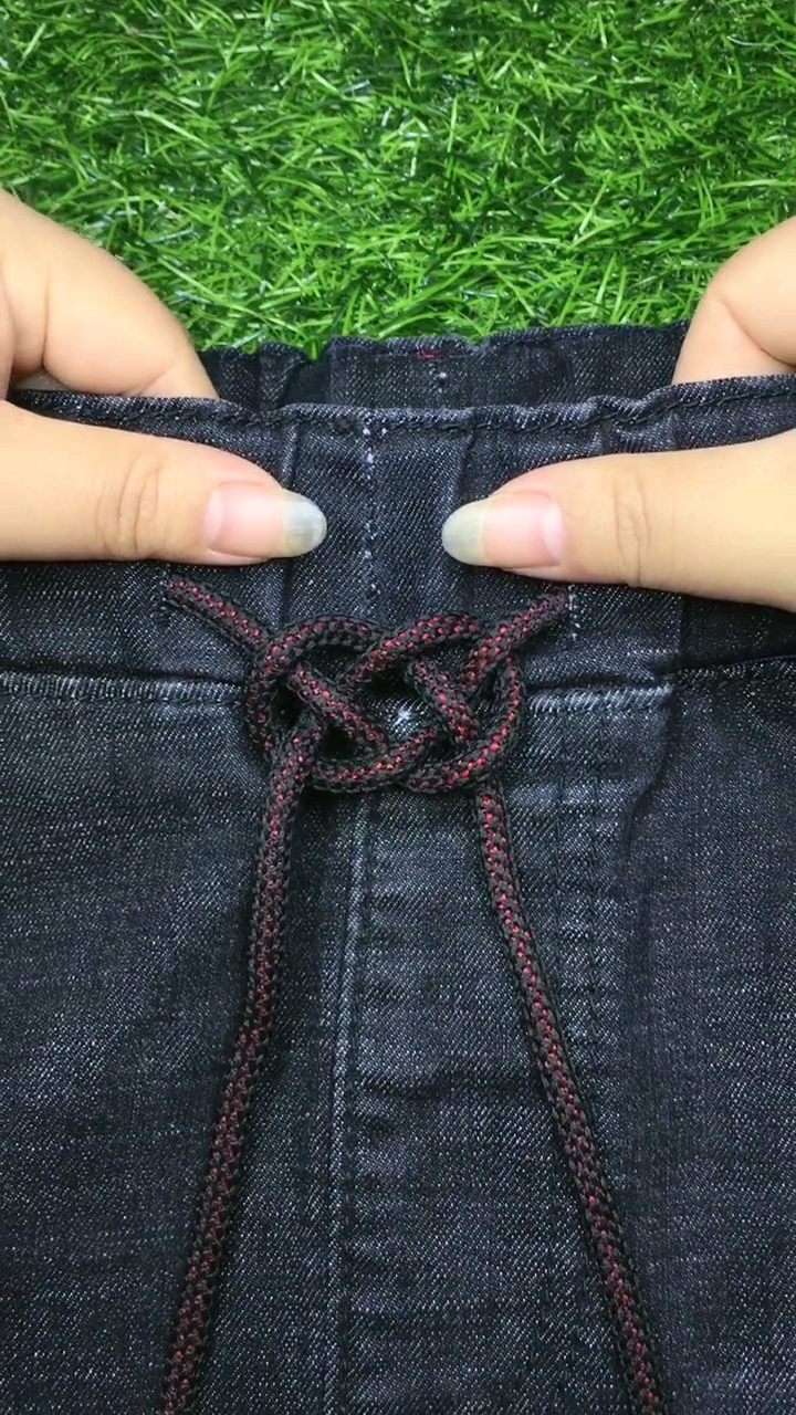 生活小妙招#漏腰季裤带这样系,腰缠万贯