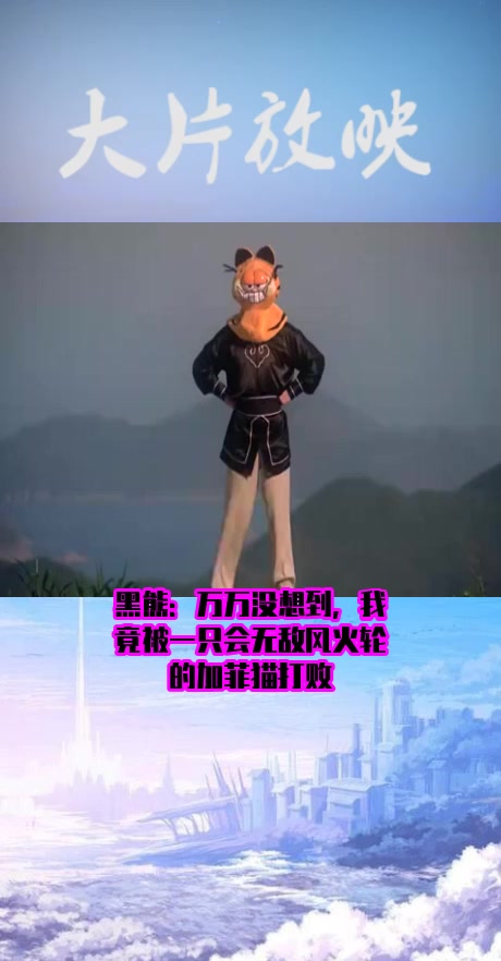 影视#黑熊:万万没想到,我竟被一只会无敌风火轮的加菲猫打败