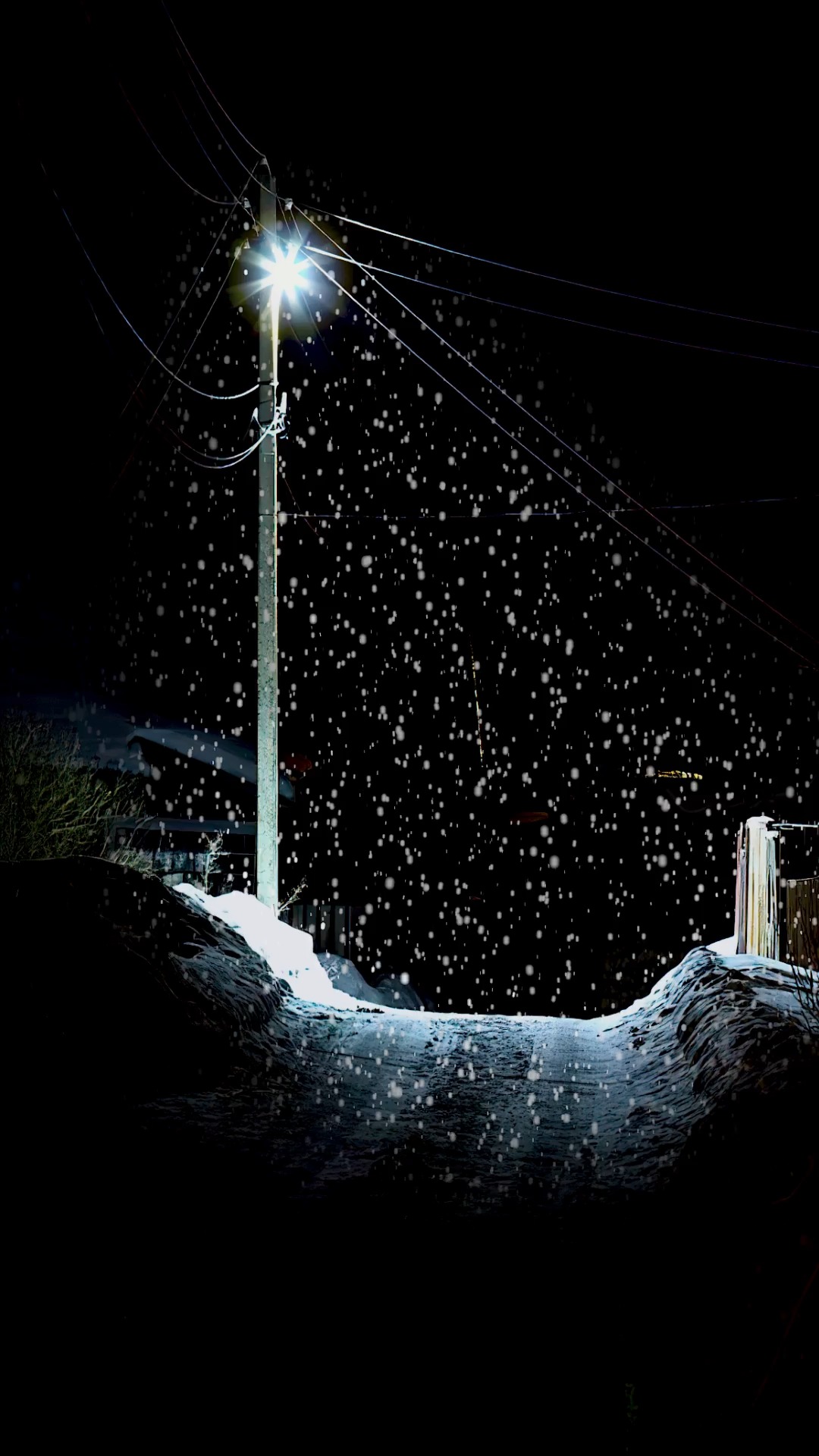 老家的夜晚#那时候农村的路灯虽然不亮,但对夜晚回家的人,却感觉暖暖