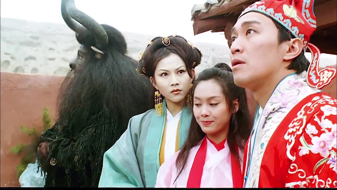 以前叫人家小甜甜周星驰朱茵蔡少芬