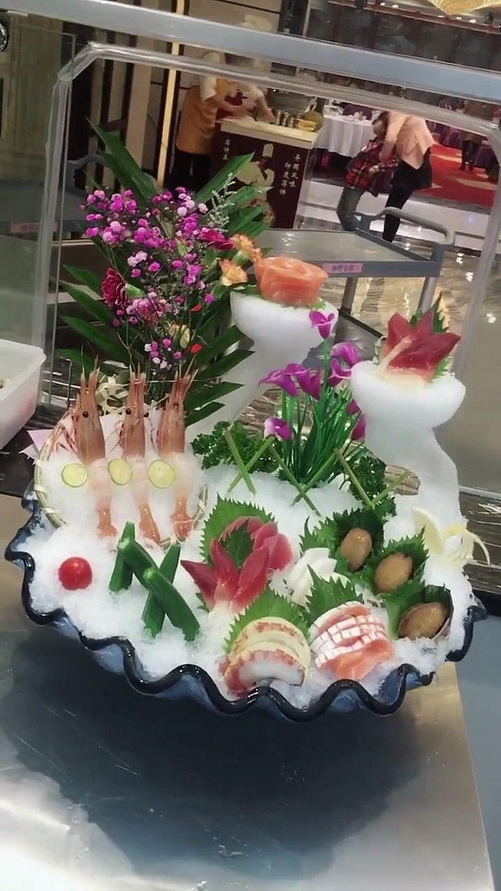 刺身摆盘#这刺身拼盘,太完美了,历害!