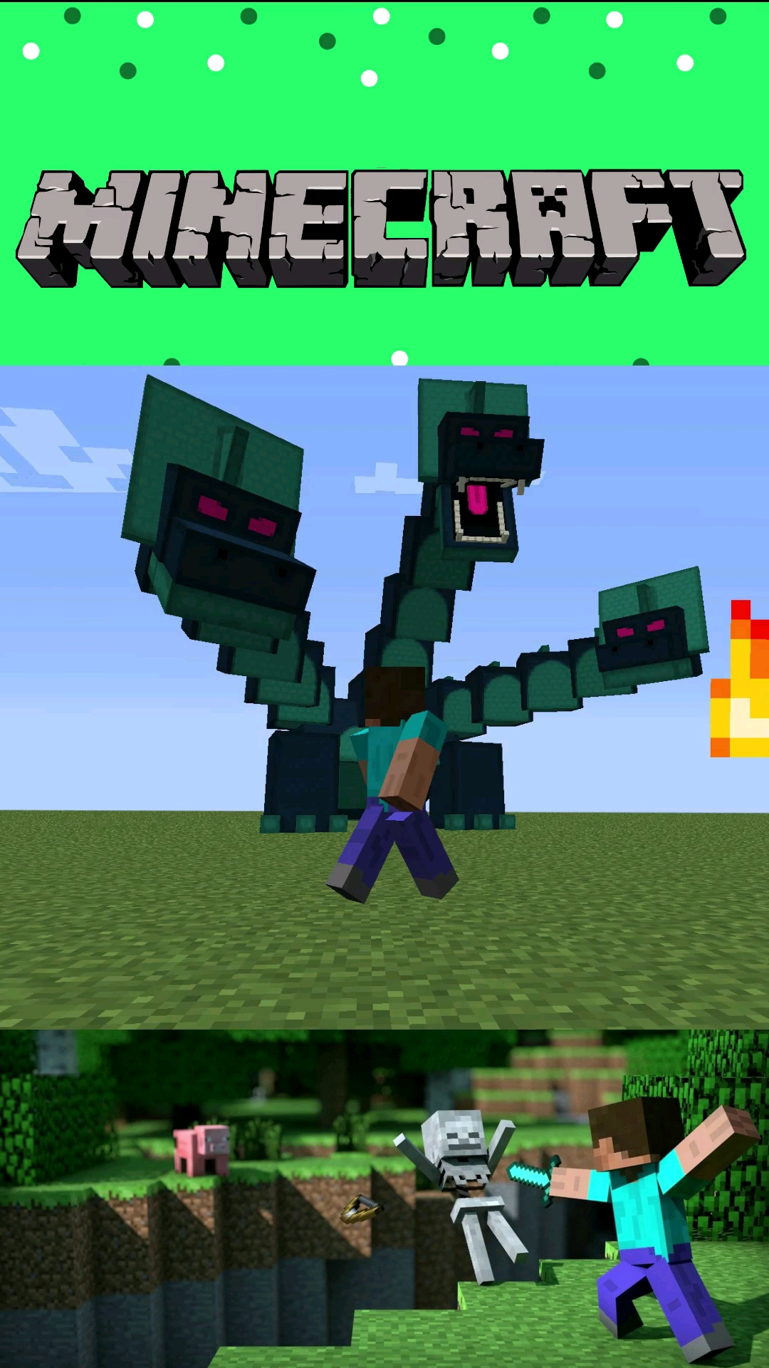 我的世界#史蒂夫:你已经死了.九头蛇:纳尼?