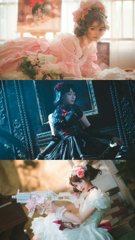 和平精英#萌少带你看真人版的和平精英甜蜜誓约小姐姐!-度小视