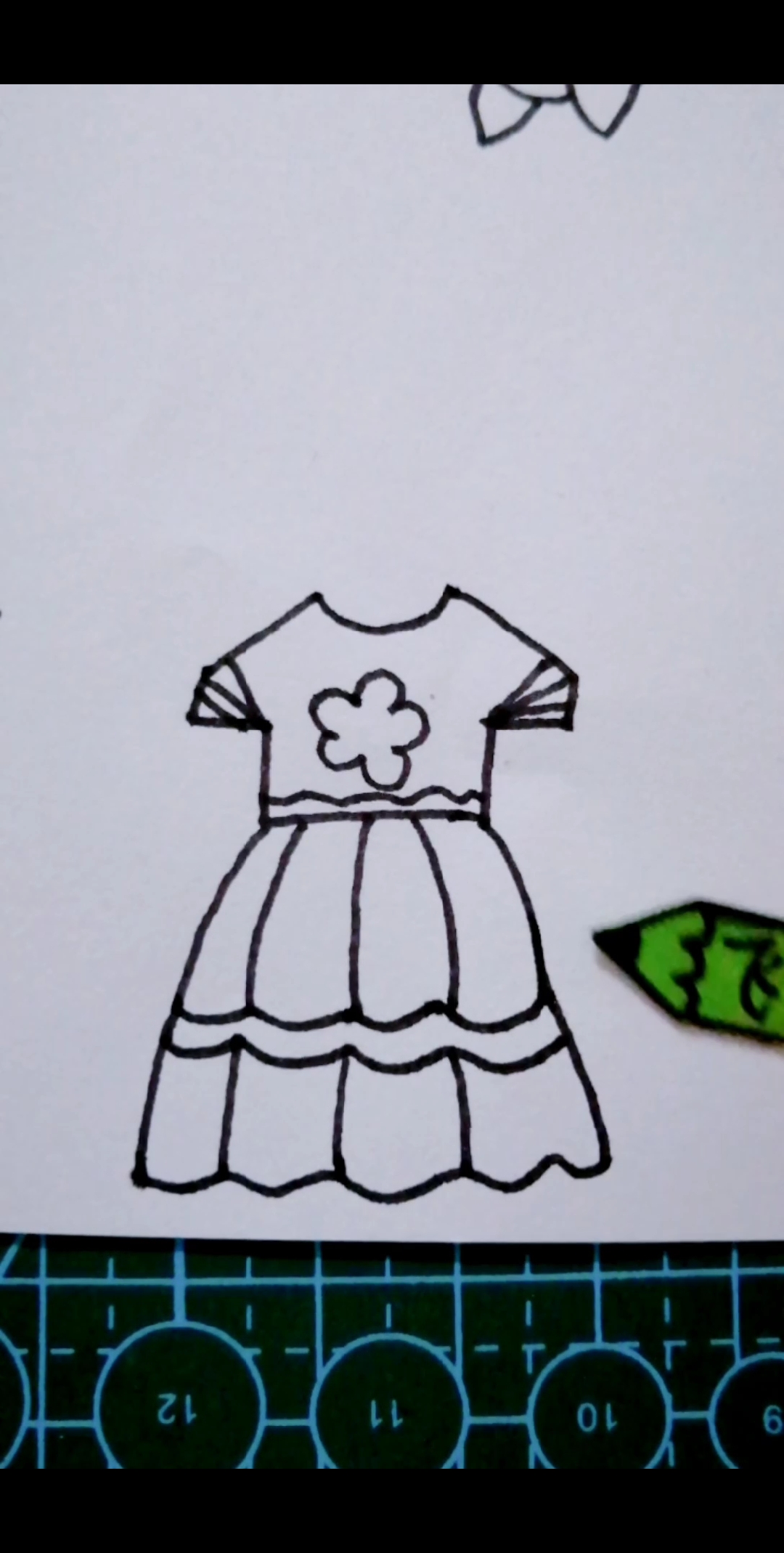 小女孩裙子画法图片图片