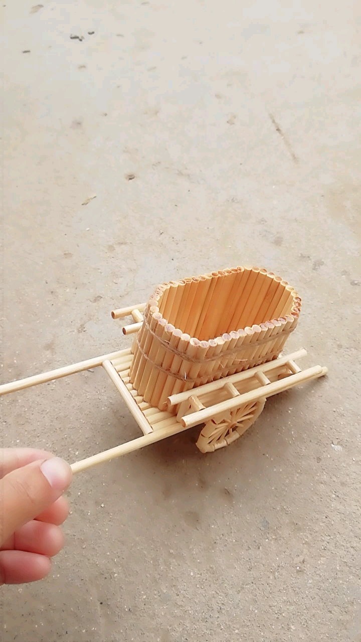 筷子手工汽车 教程图片