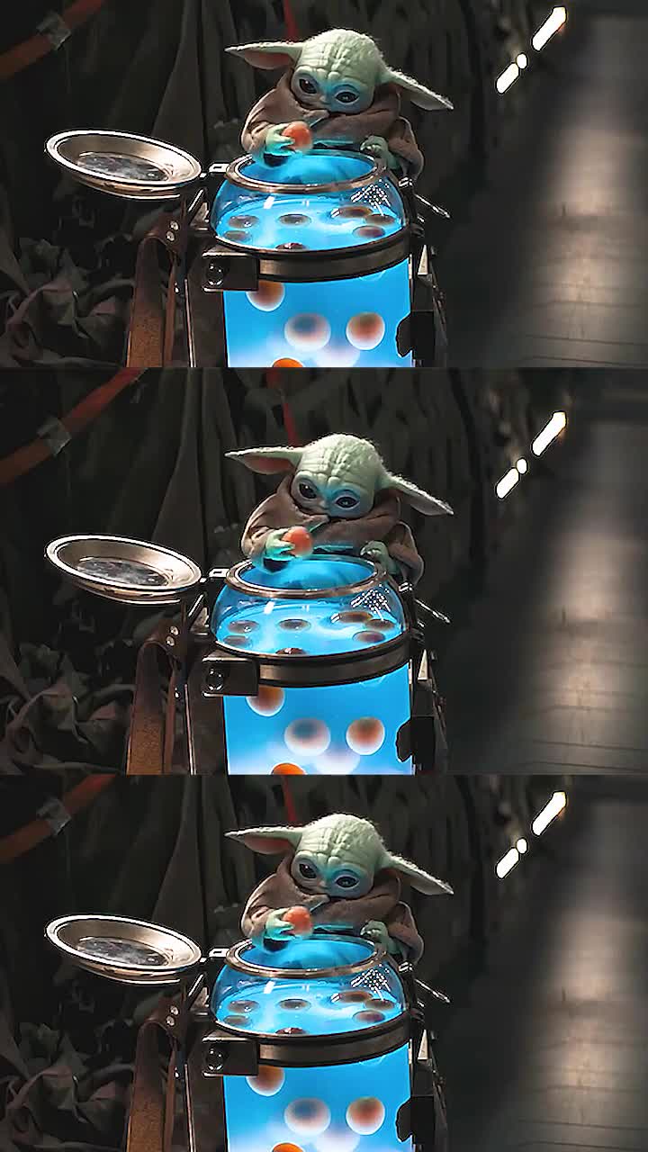 吃货尤达宝宝已上线,没想到给自己吃出一个蜘蛛窝