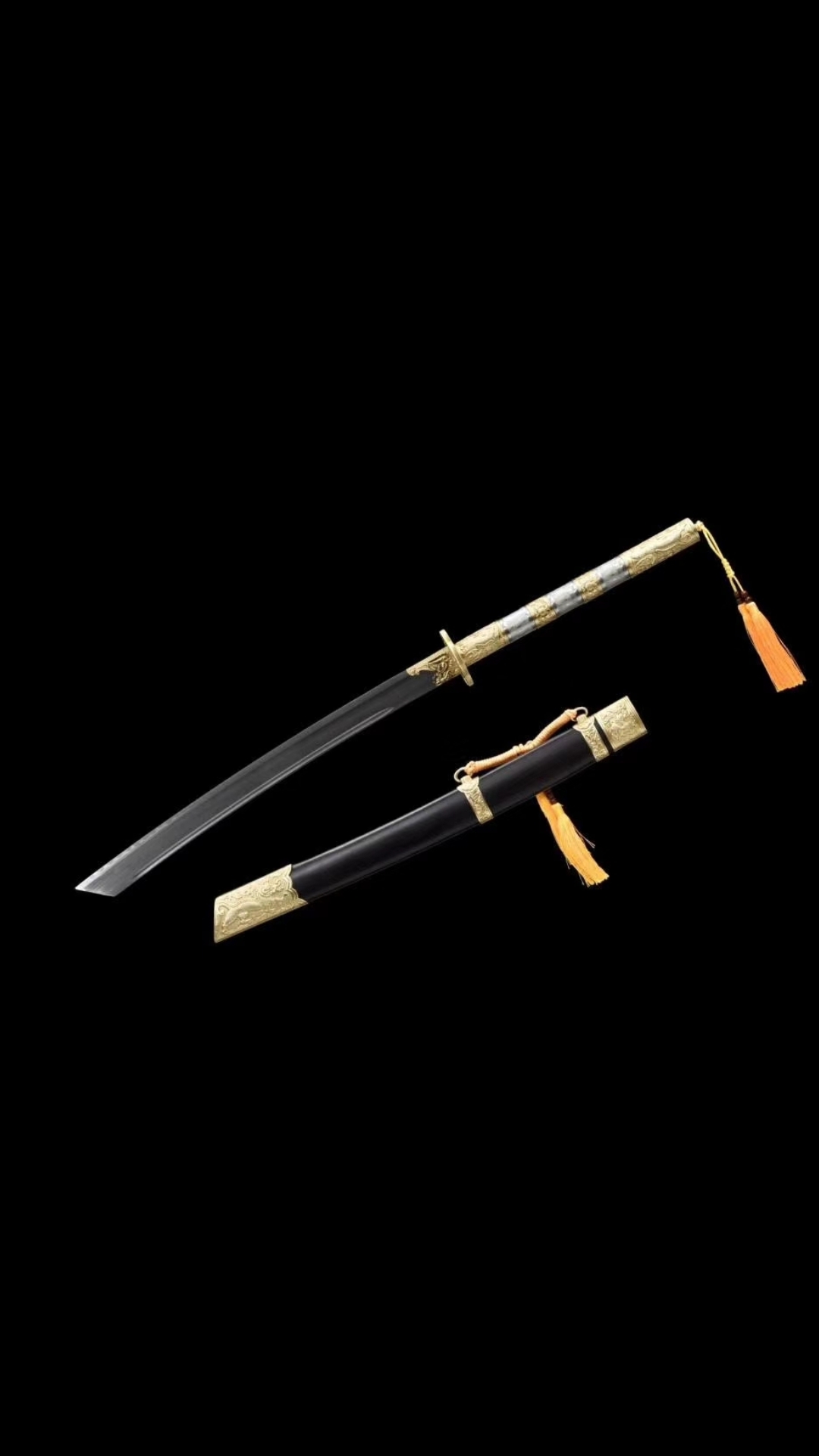 花纹钢烧刃康熙战刀开斧刃坚硬破甲刀