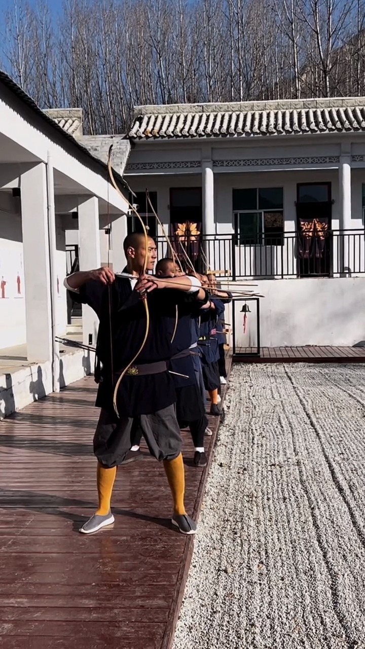 少林功夫#少林禅弓,涵养人格,融于生活.妙不可言!全力备战!