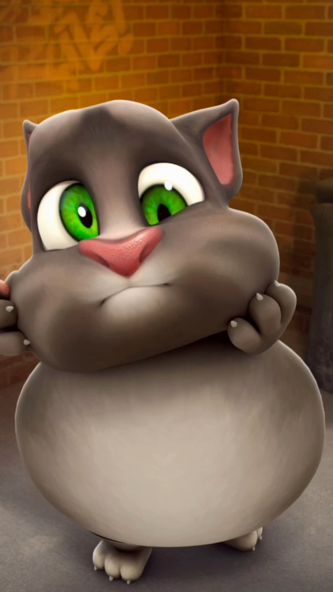 谁是段子王#会说话的汤姆猫 吃西瓜