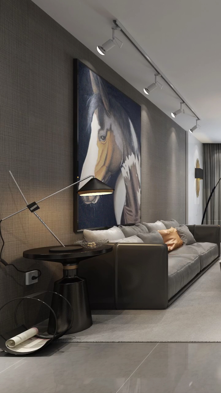 新城市新生活#轻奢精致有个性的冷色系装修,效果真赞