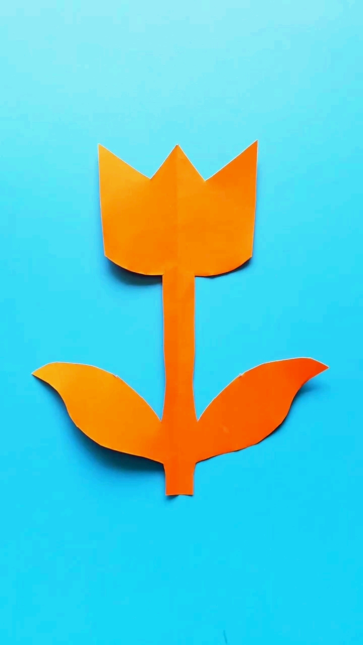 优秀如我#剪纸郁金香