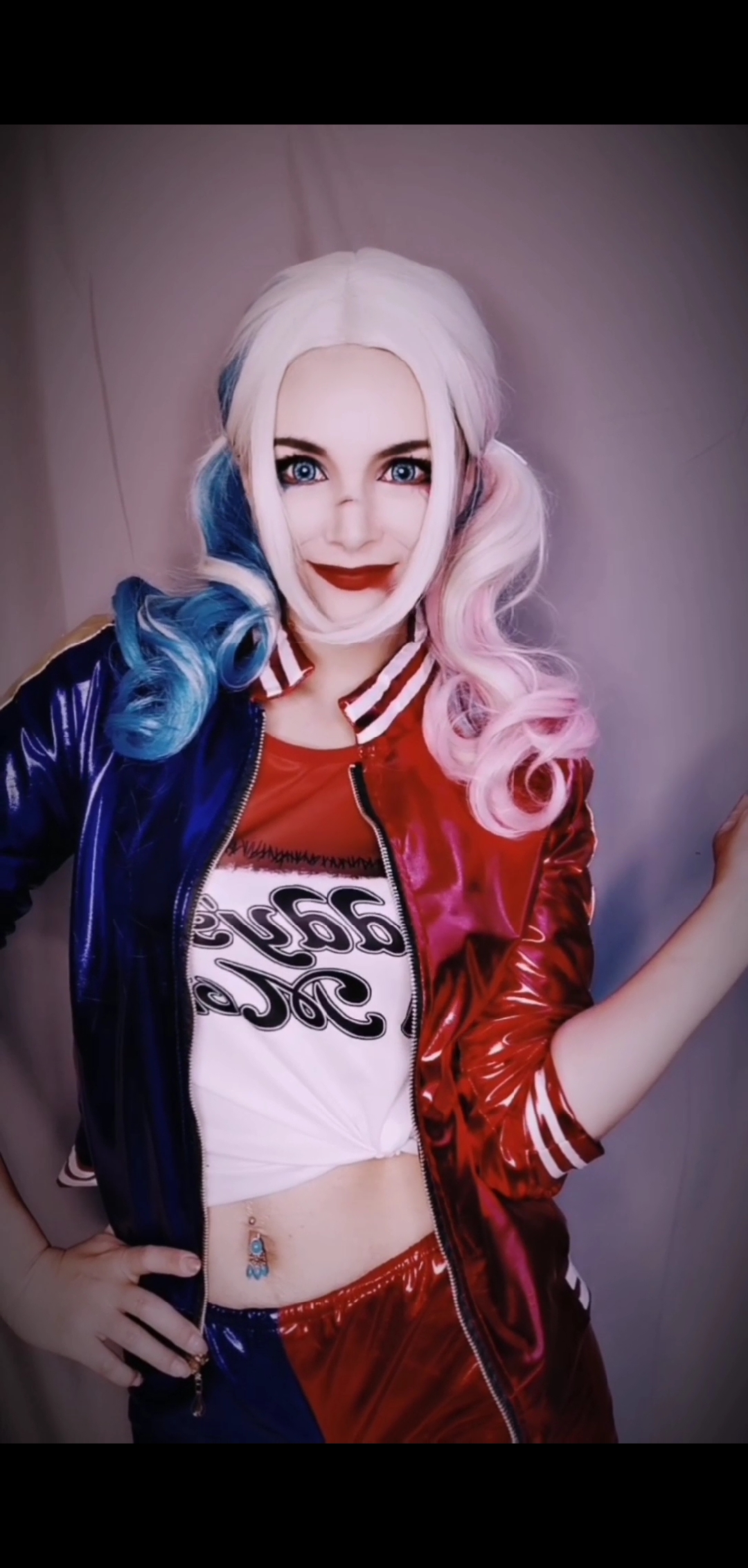 最强cosplay挑战赛#小丑女仿妆!