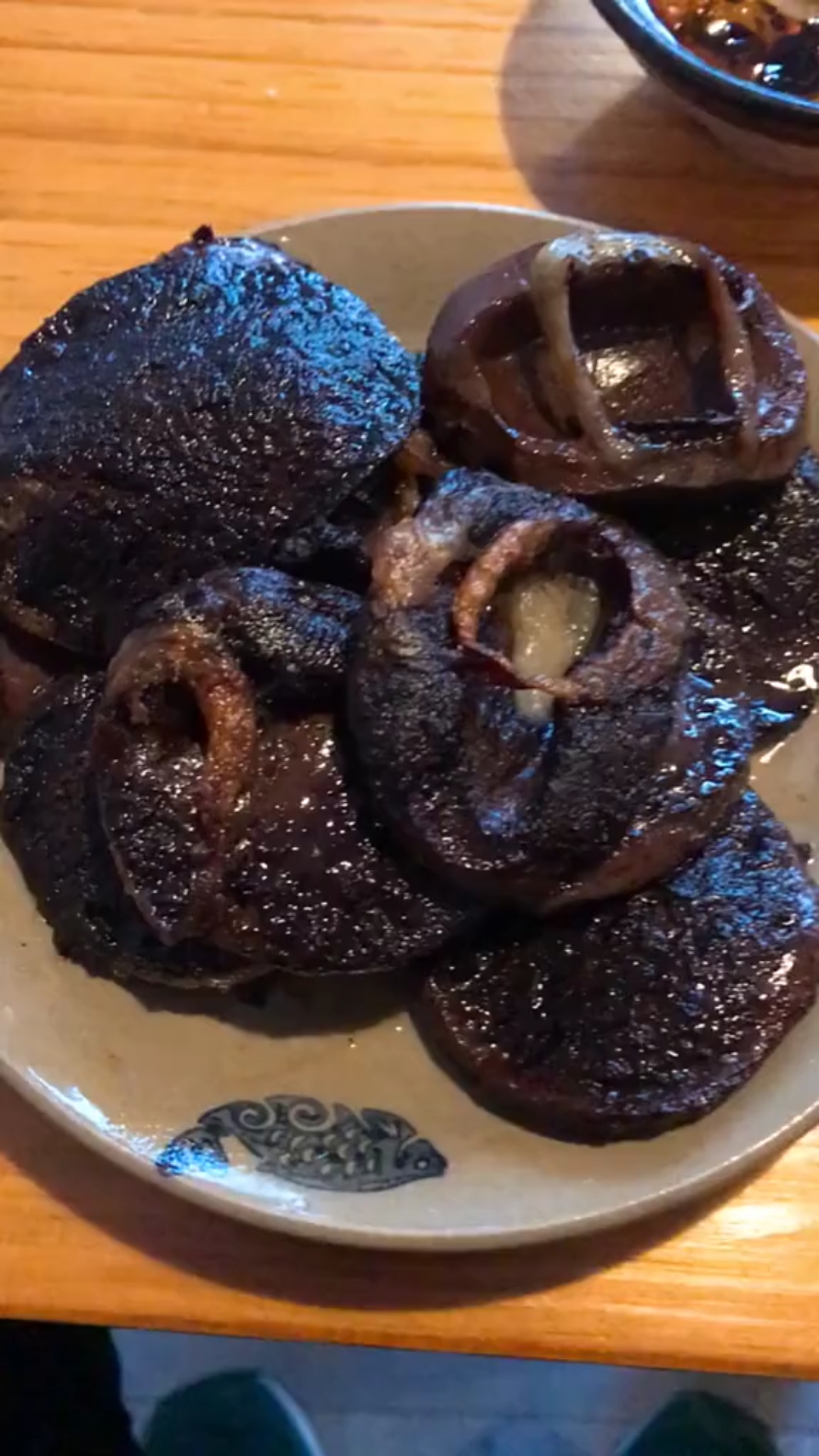 灌肠煎血豆腐串