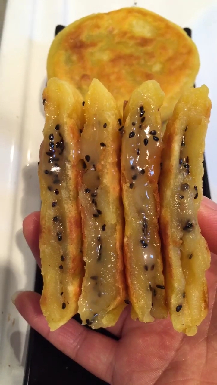 玉米面糖饼