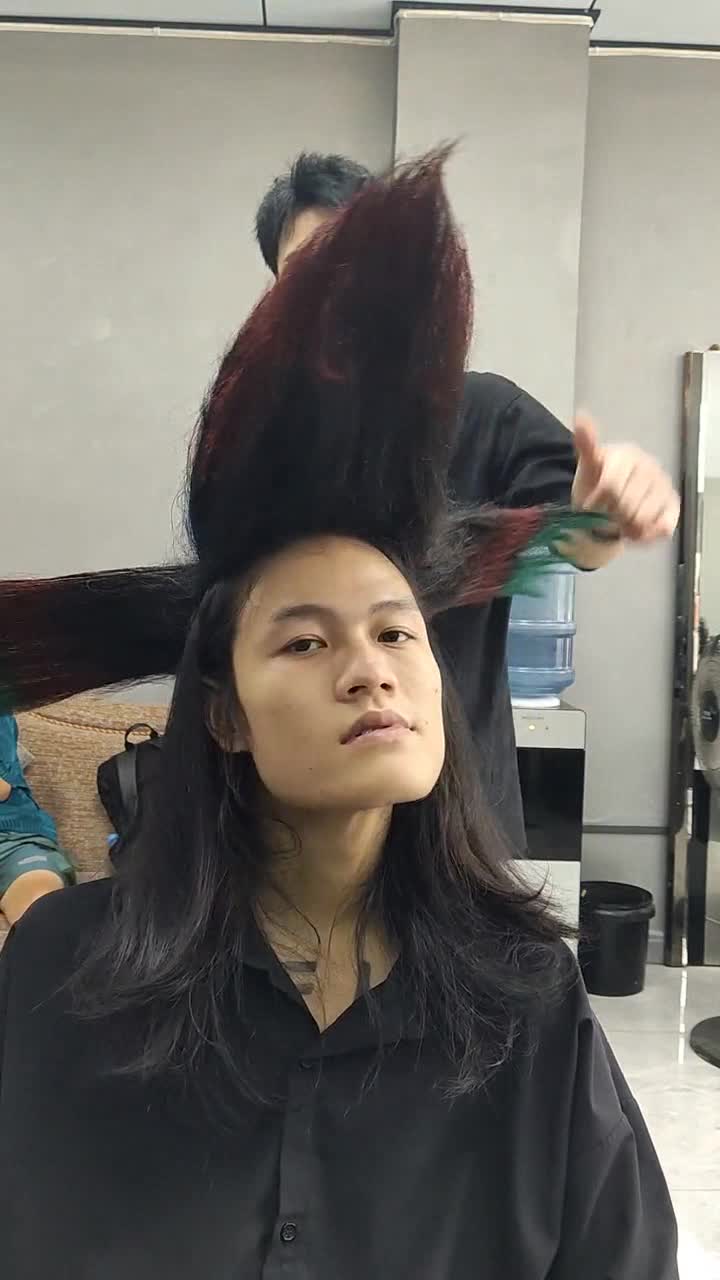 我要上热门#最新款飞机头,复古还时尚,别人看到自觉远离你一米