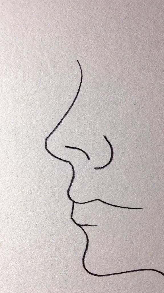 简笔画#鼻子与嘴巴,你学会了吗?