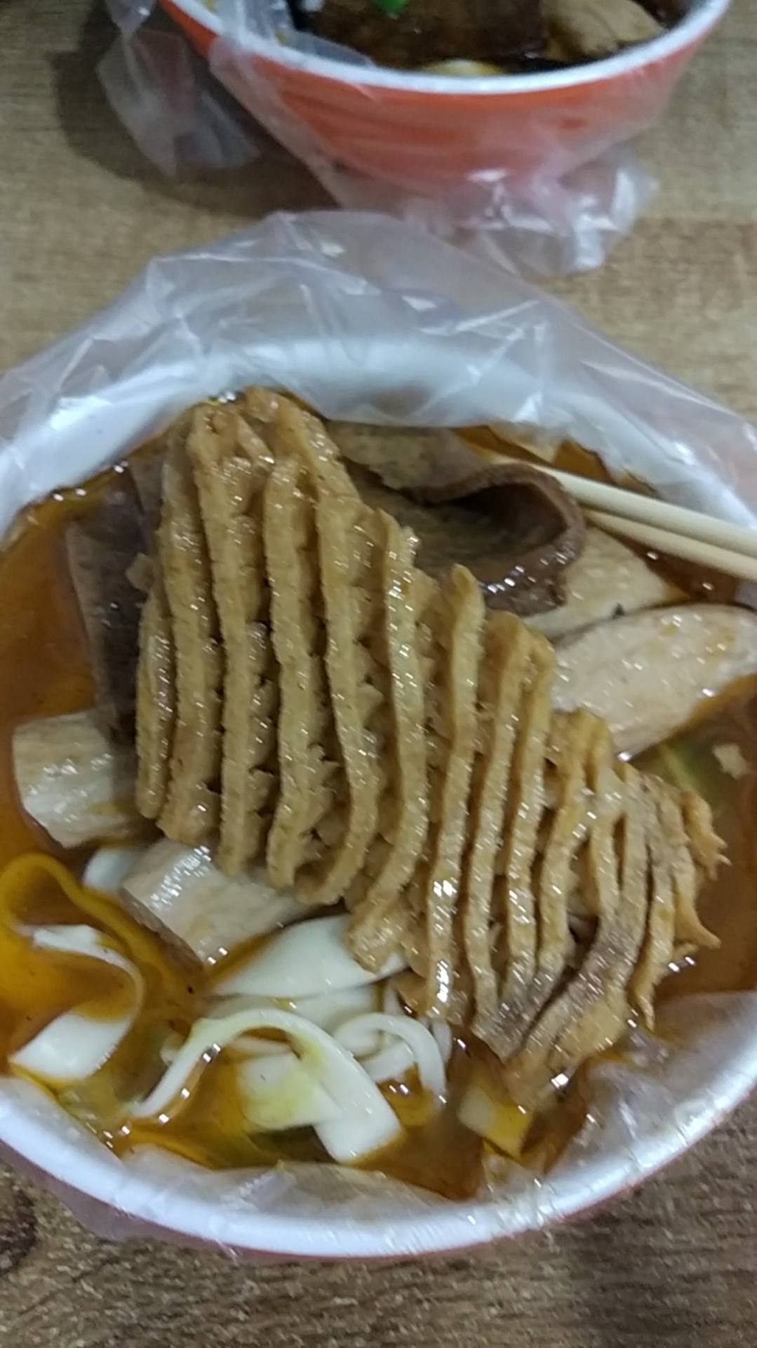 无宵夜不夏天#板面搭配豆肠豆干