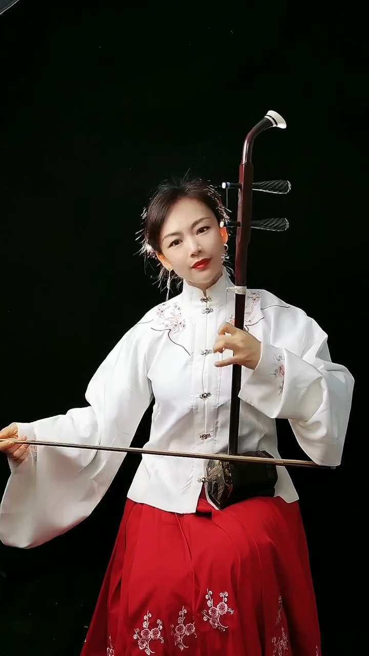 古典中国风#国风古韵民乐艺术欣赏,二胡独奏《挂红灯》