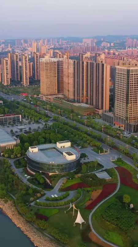 江西江西九江我的航拍时刻规划馆八里湖新区管委会