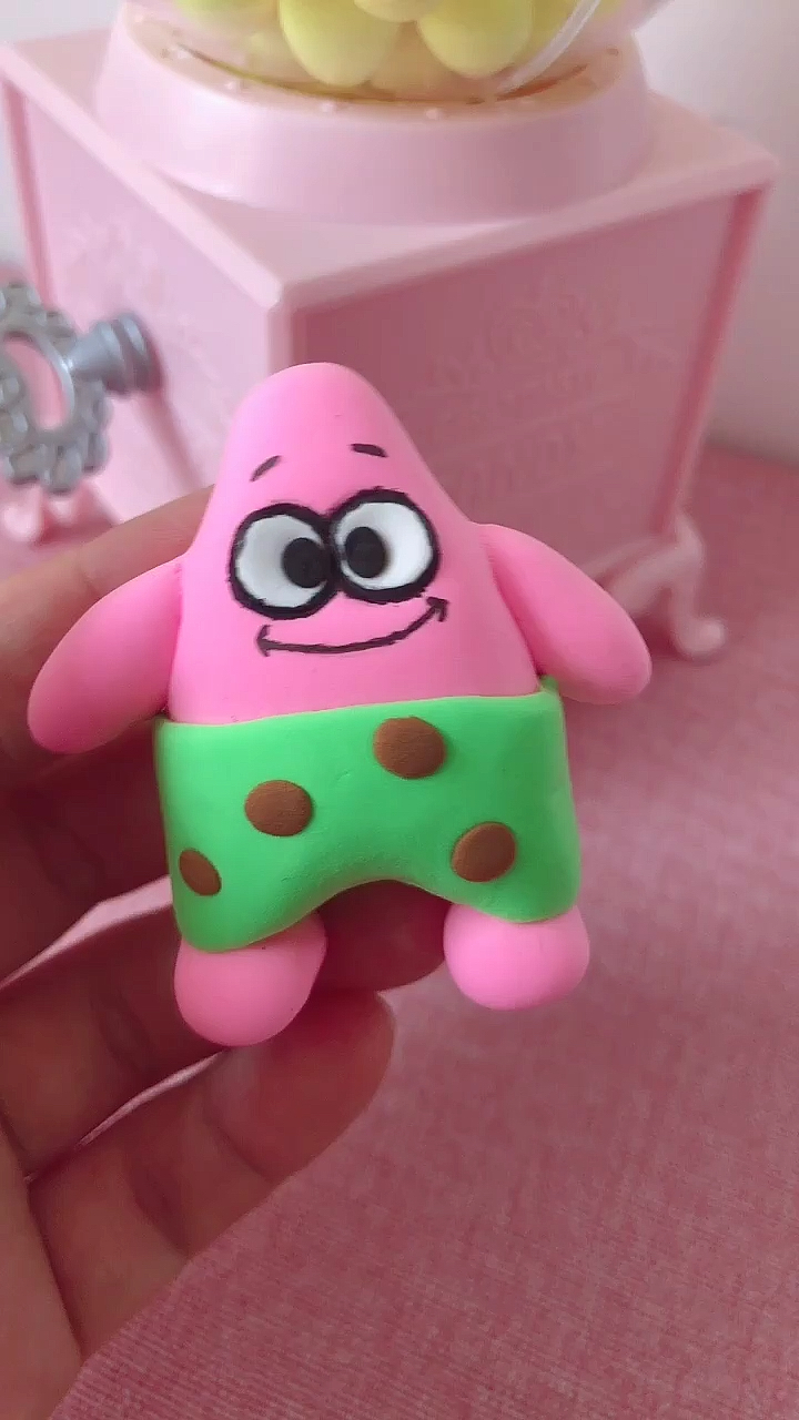 手工制作#粘土派大星