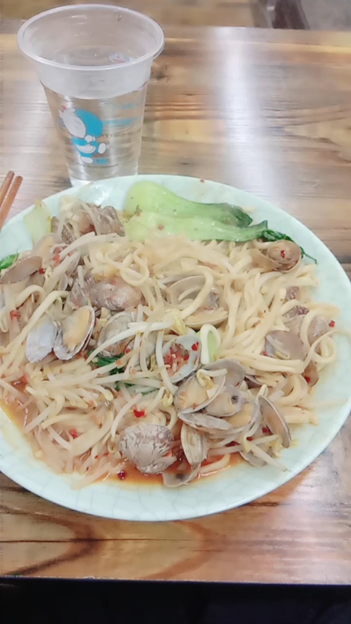 小花甲焖面,料超～足