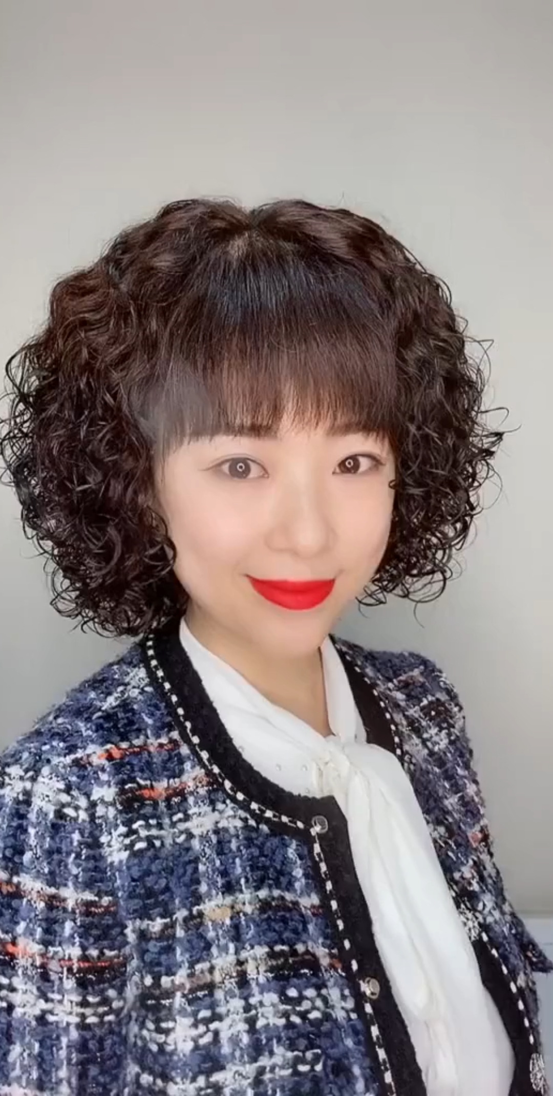 精品时尚假发#时尚妈妈卷烫发气质提升神器!