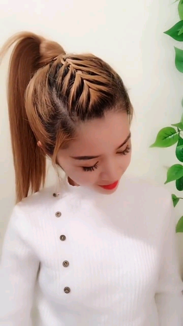 开学必备高马尾超级简单又好看