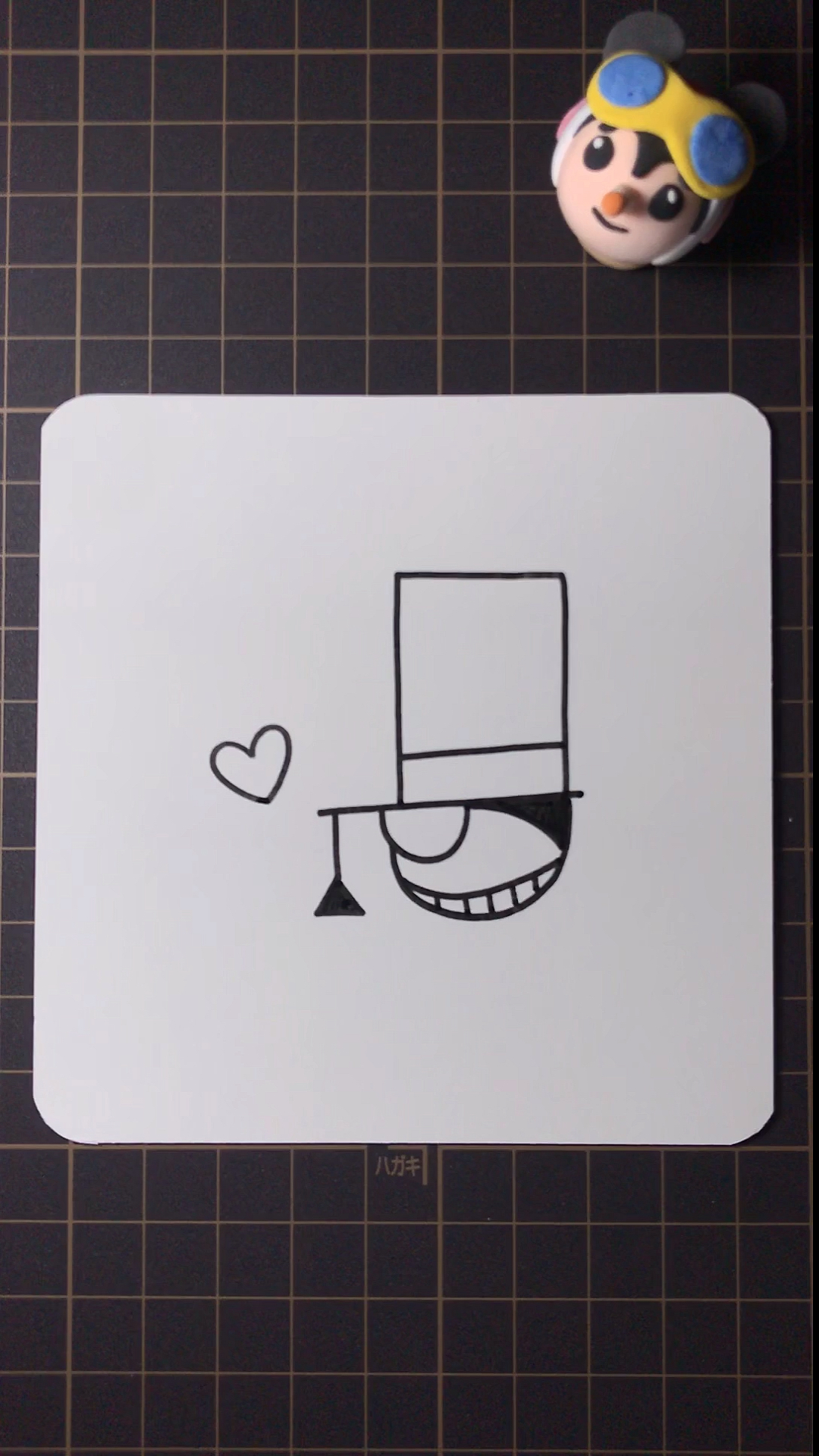 简笔画#怪盗基德简笔画,"怪盗基德"是你喜欢的动漫人物吗?-度小视