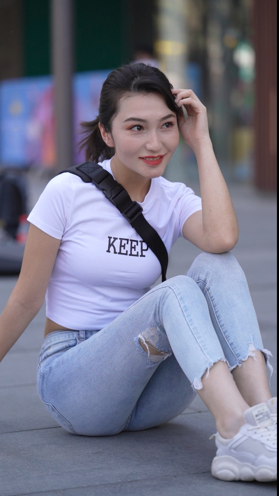 可爱的新疆妹子