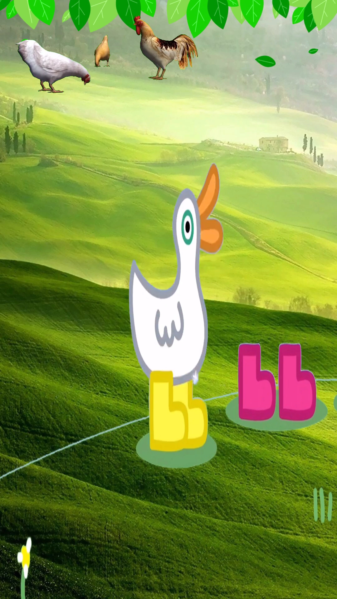 鸭太太穿着佩奇的雨鞋