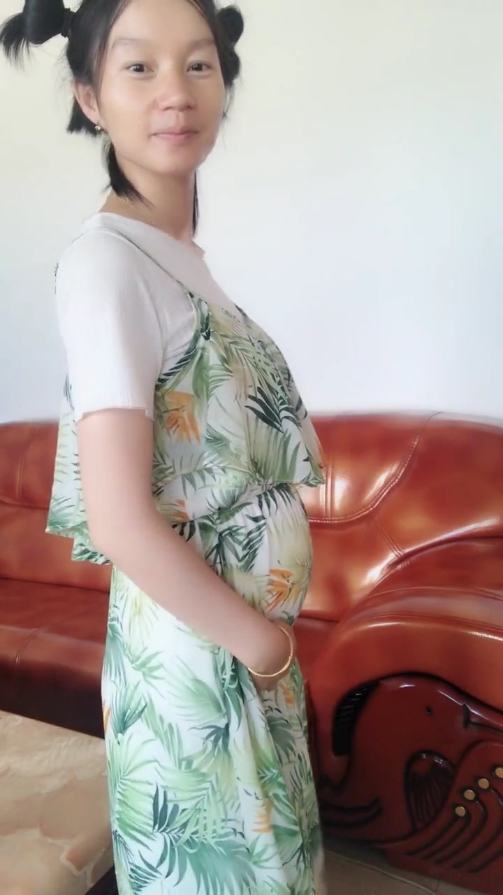 六个月孕妇肚子图图片