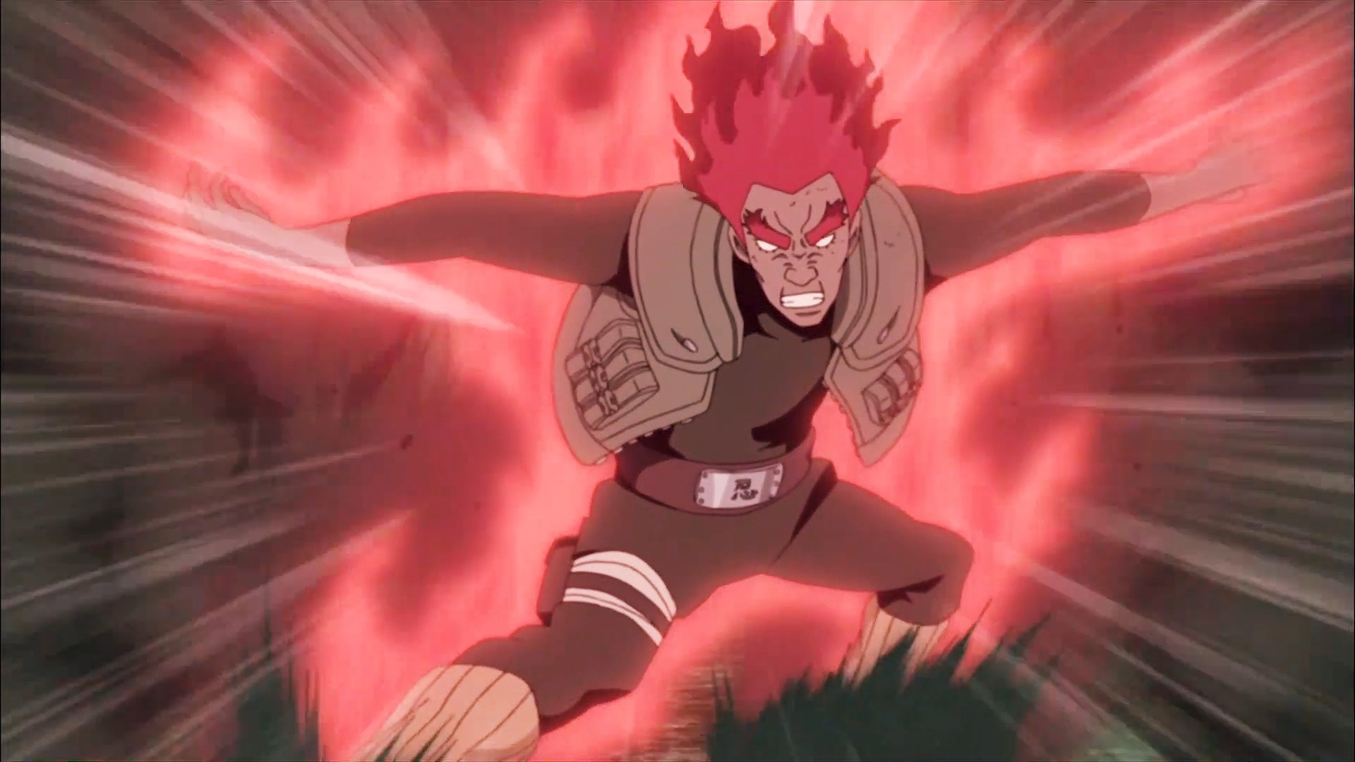 火影忍者#火影忍者苍蓝猛兽迈特凯八门遁甲朝孔雀昼虎夕象最终的体术