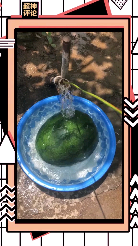 这样的井水,泡出的西瓜很好吃!