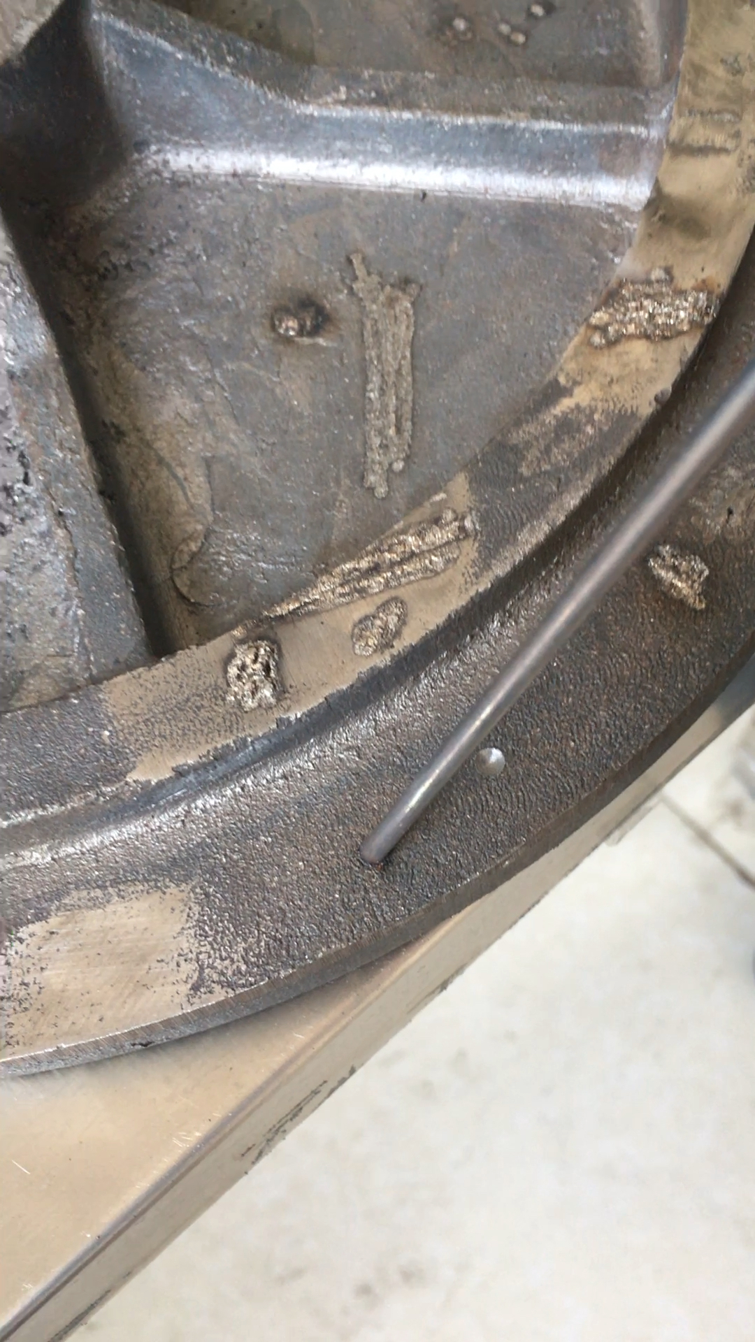 修复铸造缺陷气孔砂眼