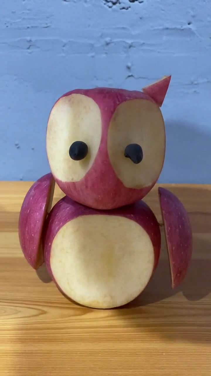 我要上热门#看苹果猫头鹰,只有你想不到,没有我做不到