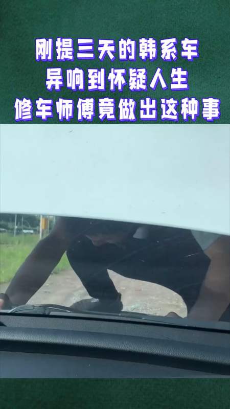 #奇趣#剛提三天的韓系車,異響到懷疑人生,修車師傅竟做出這種事情!