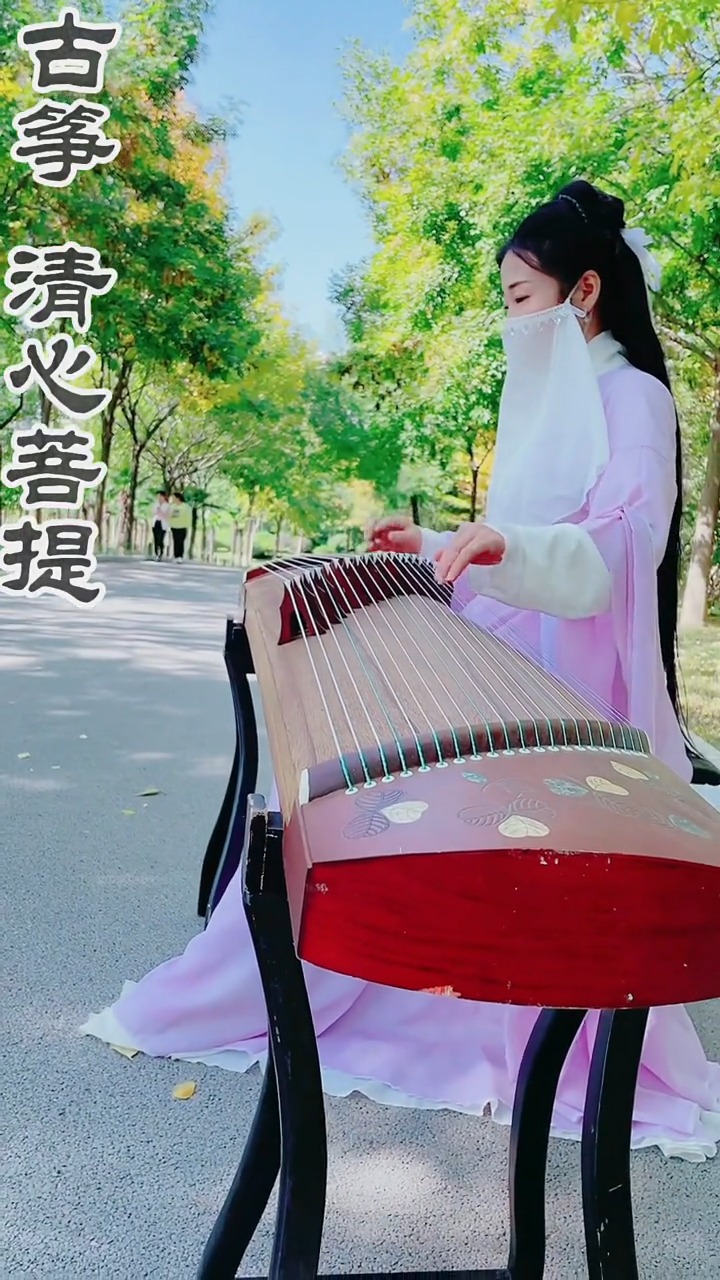古典中国风国风民乐艺术欣赏古筝演奏清心菩提传承弘扬民乐文化