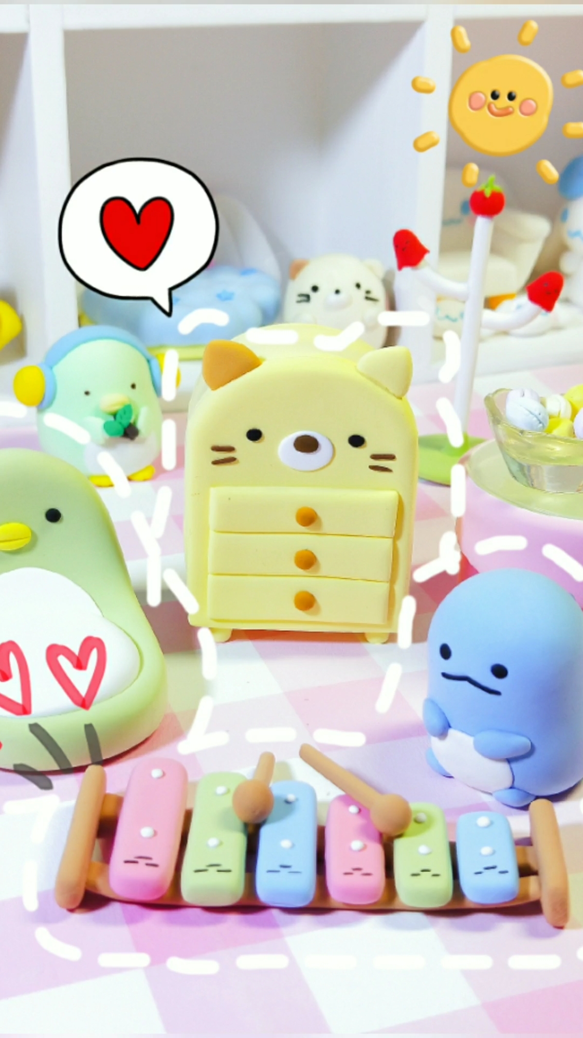 超轻黏土小教程角落生物小柜子