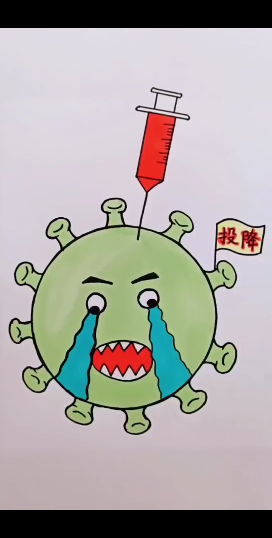 新型冠状病毒#打败病毒