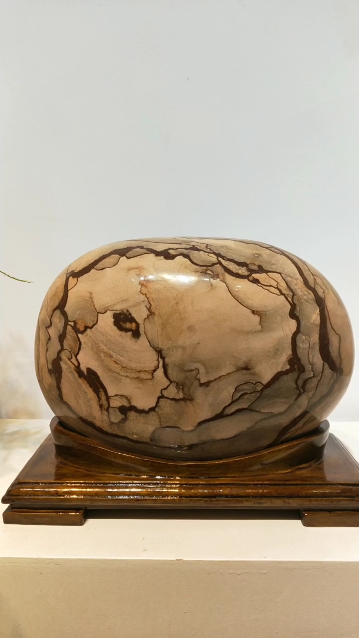 长江碳化石(打磨石)赏析