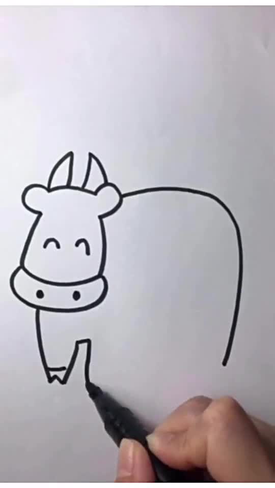 画个大公牛
