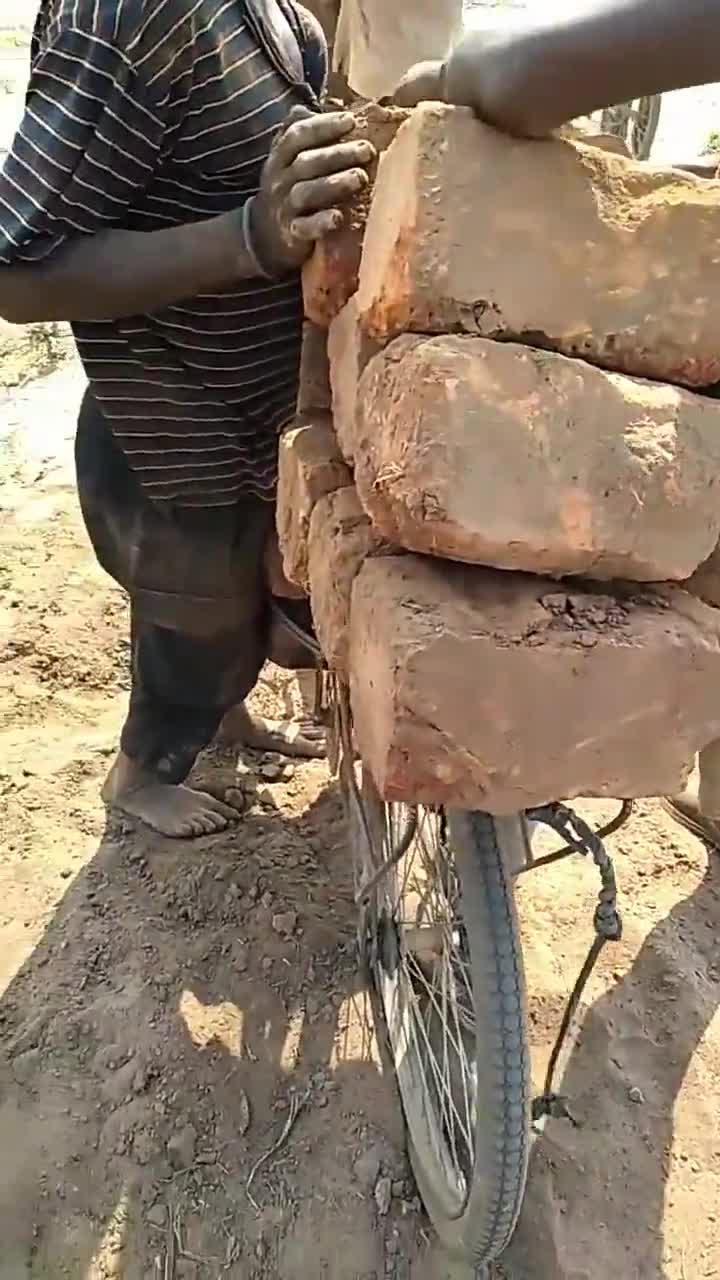 非洲卖砖