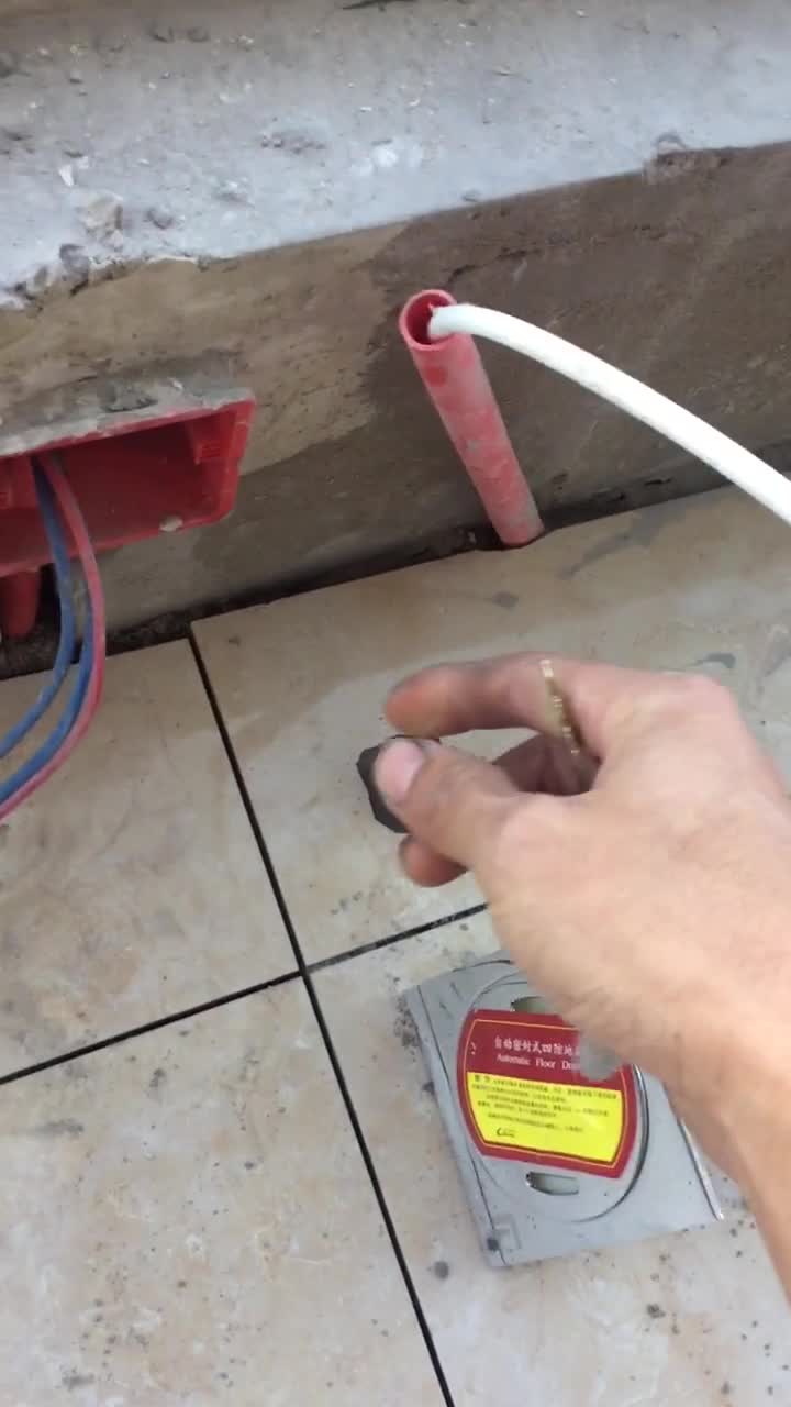 阳台喝茶水,大地漏,这看我怎么安装!(1)