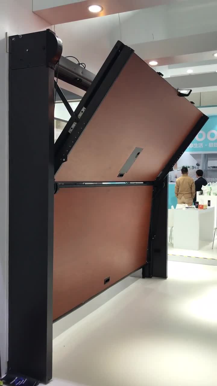 无轨车库门,隐形电机,负重开合.(1)