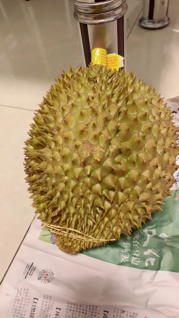 重12斤的大榴莲