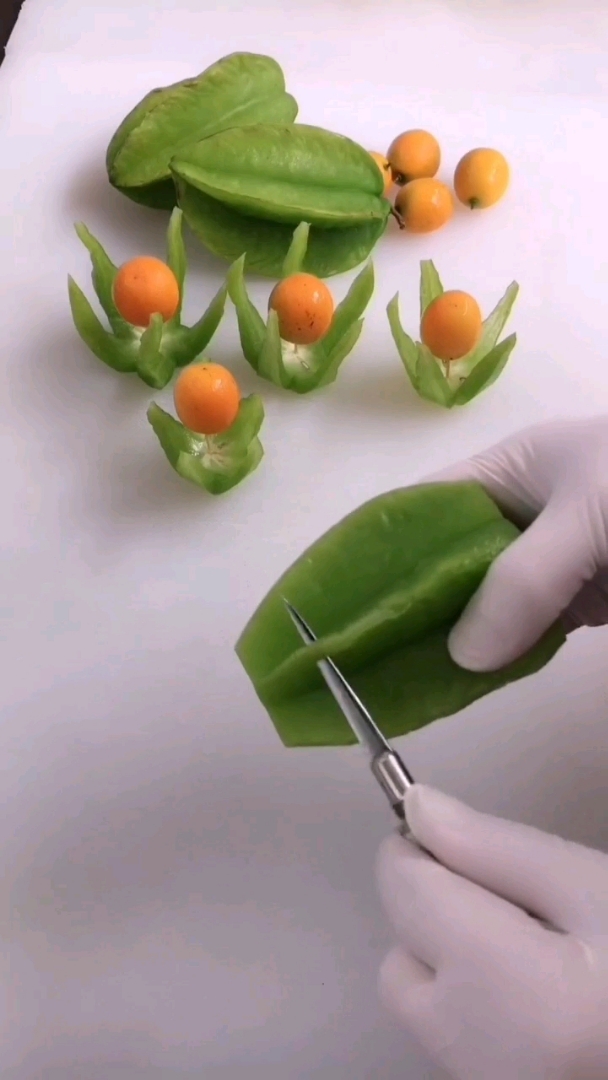 优秀如我#杨桃简单切造型,你学会了吗